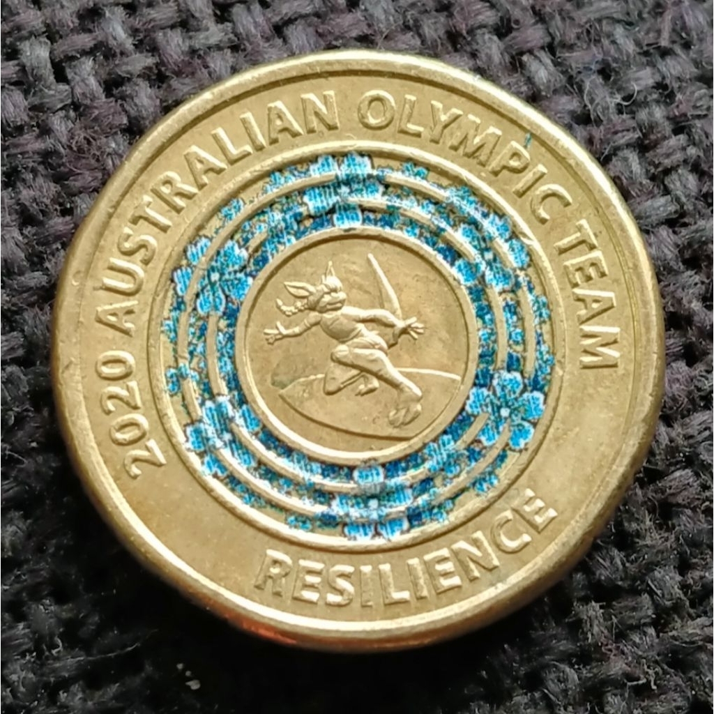 Koin Australia 2 Dollar 2020 Coloring Koin Olimpiade Tokyo