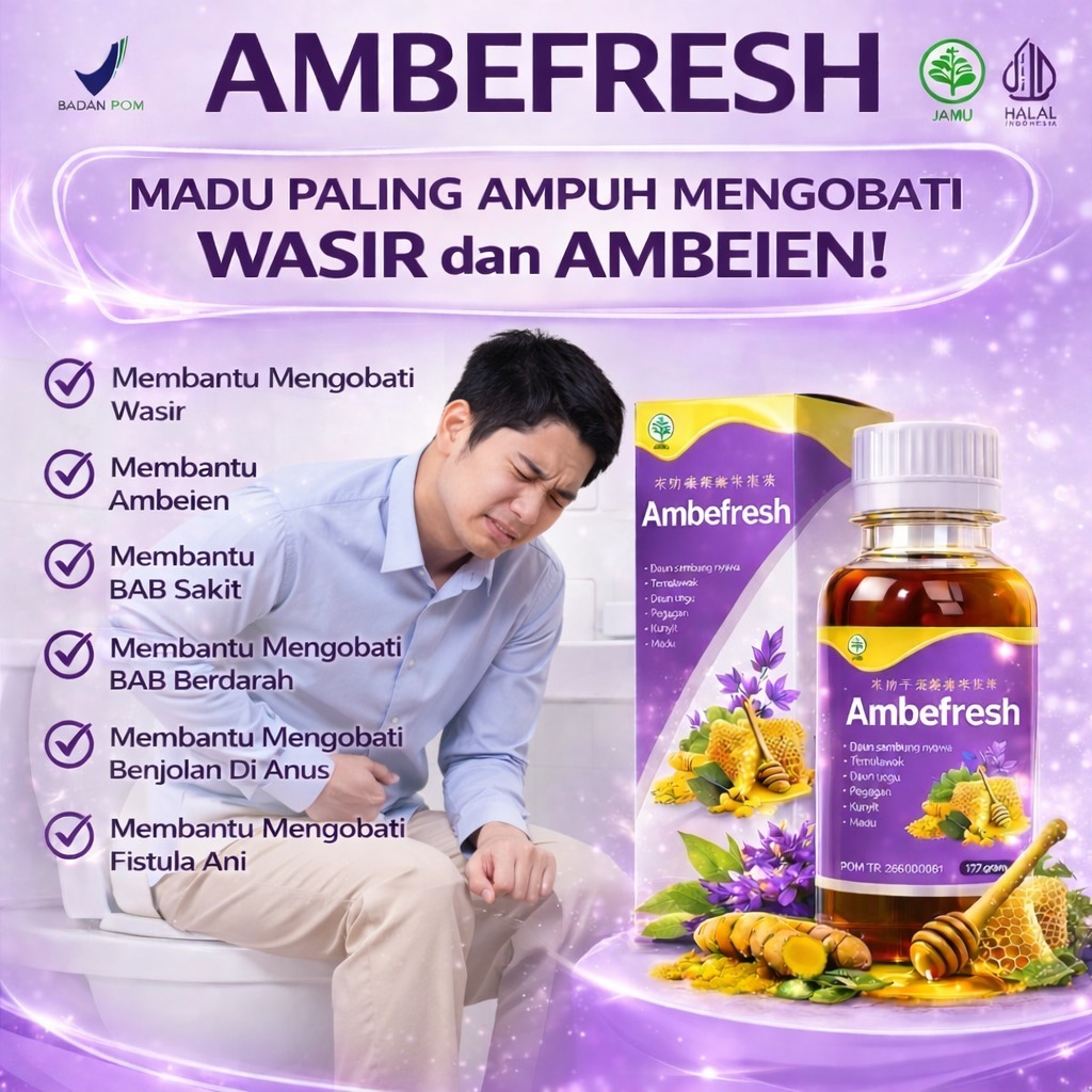 MADU AMBEFRESH Obat Ambeien Obat Wasir Benjolan Wasir AMPUH