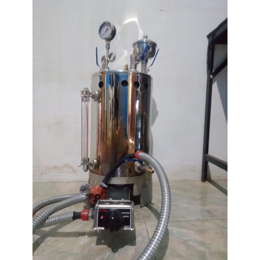 Boiler Setrika Uap Komplit Stainless 5L