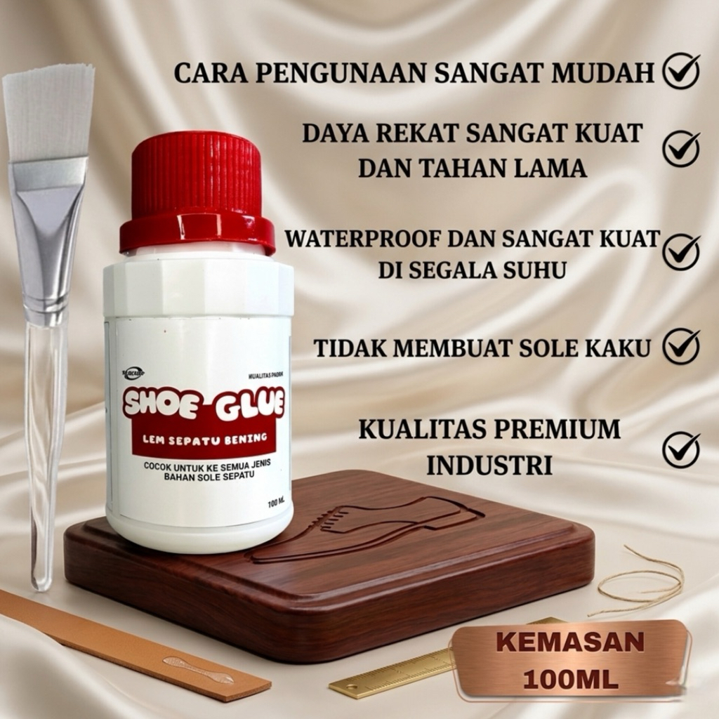 Lem Sepatu Super Kuat Karet Tahan Air