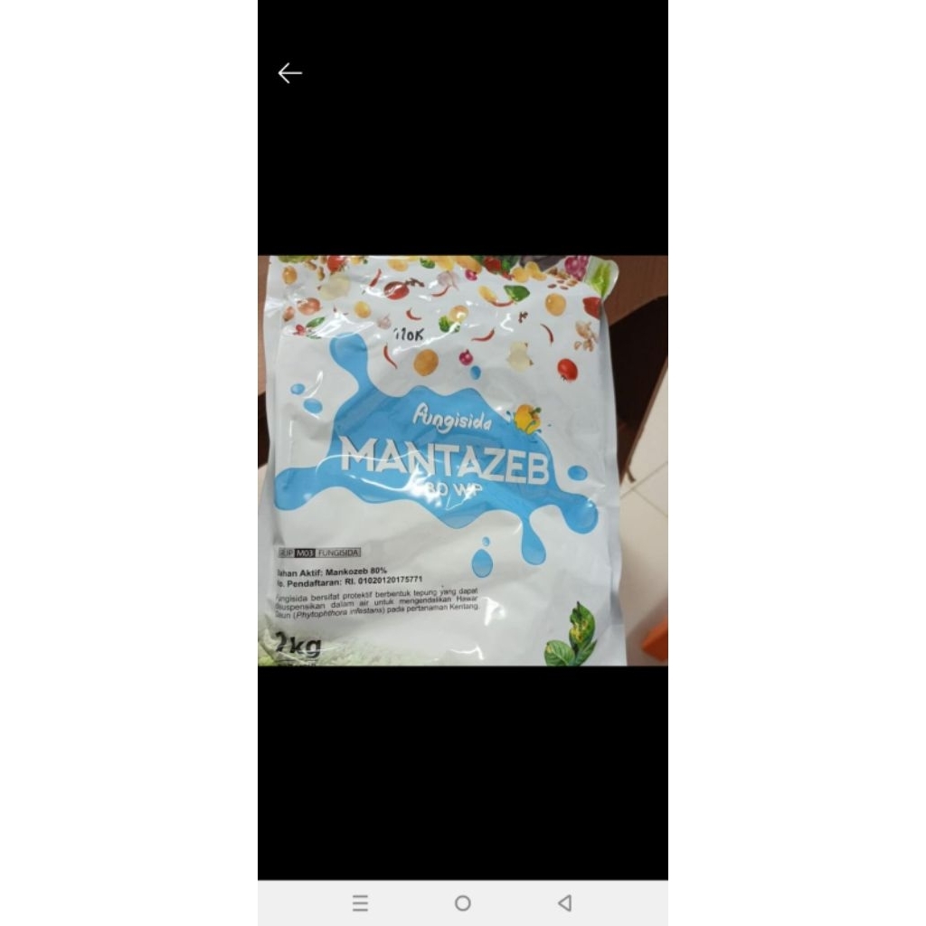 Fungisida Mantazeb 80 WP 1 kg