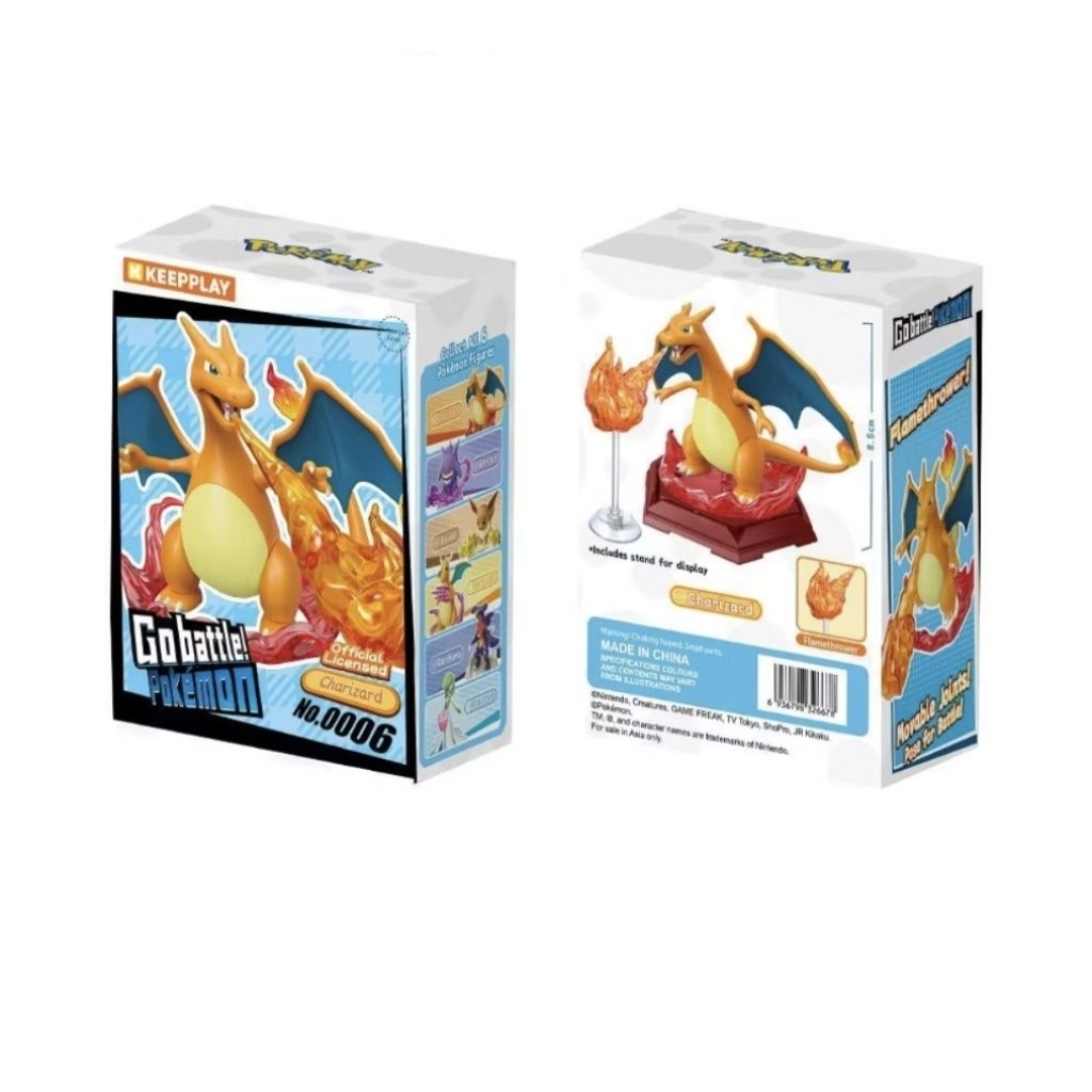 Keepplay Go Battle Pokemon Charizard Vol 2