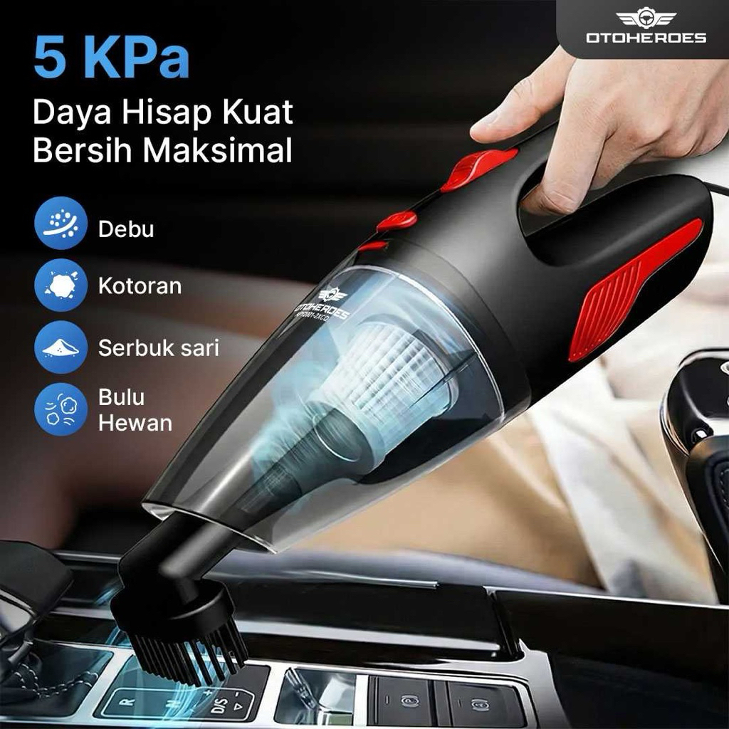 Vacuum Cleaner Penyedot Debu Mobil 12 V 120 W
