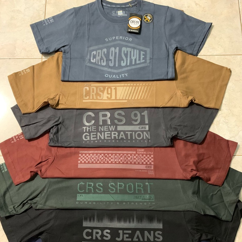 [ NEW ] Kaos CRS 91 | Kaos CRS Satuan | Kaos Oblong CRS 91  || Oblong Pria Dewasa Premium Terbaru