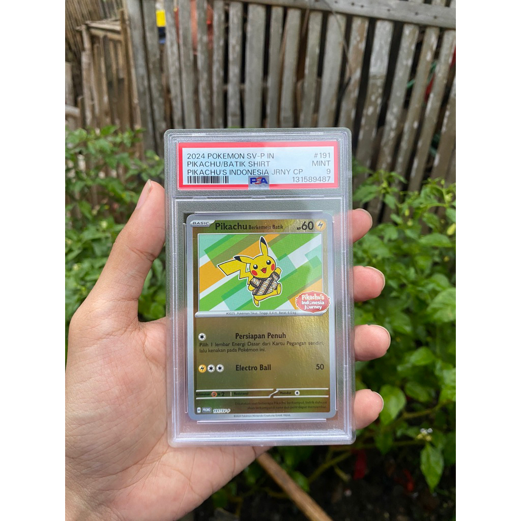 Pikachu Batik Holo Psa