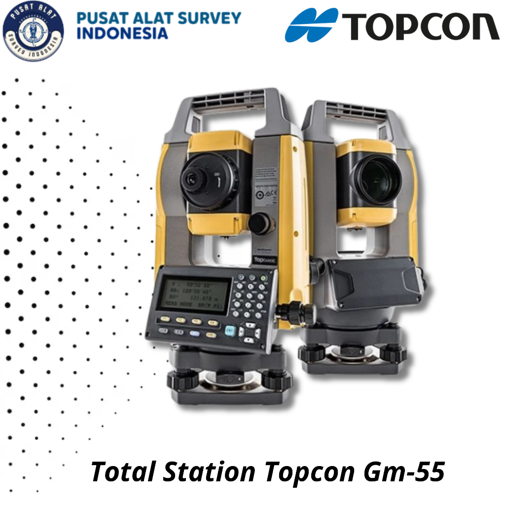 TOTAL  STATION TOPCON GM55 GM55 AKURASI 5DETIK