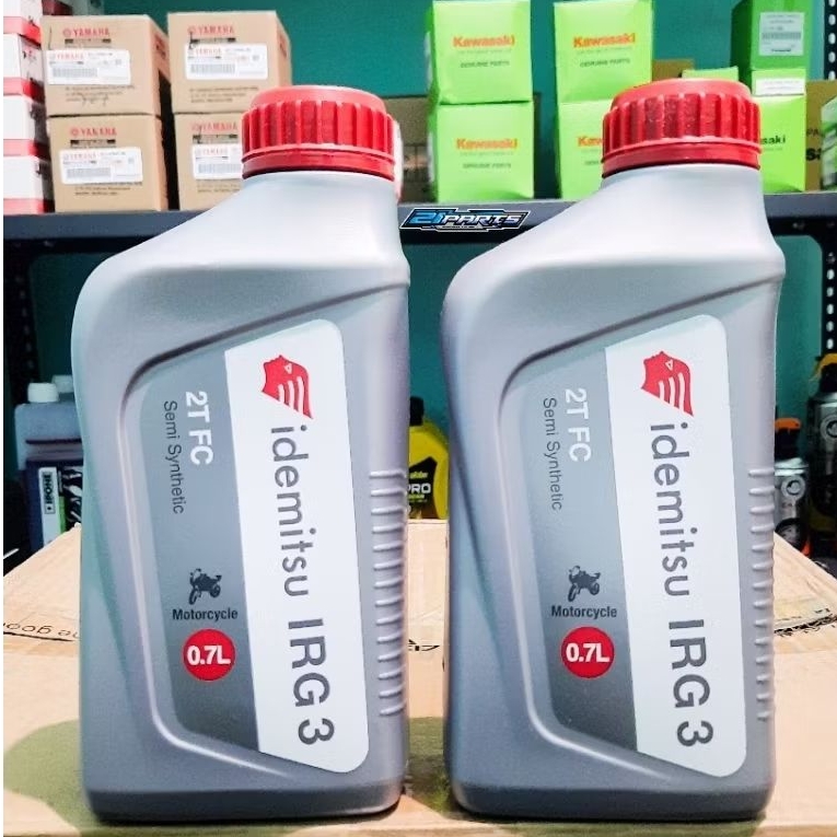 OLI SAMPING IDEMITSU IRG3 2T 0.7 LITER ORIGINAL - OLI SAMPING 2 TAK JASO FC LOW SMOKE NINJA RX KING 