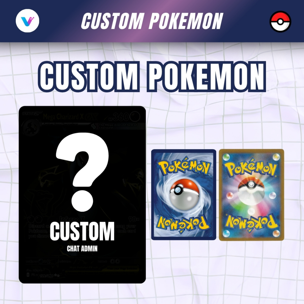KARTU TCG POKEMON CUSTOM (PROXY CARD)