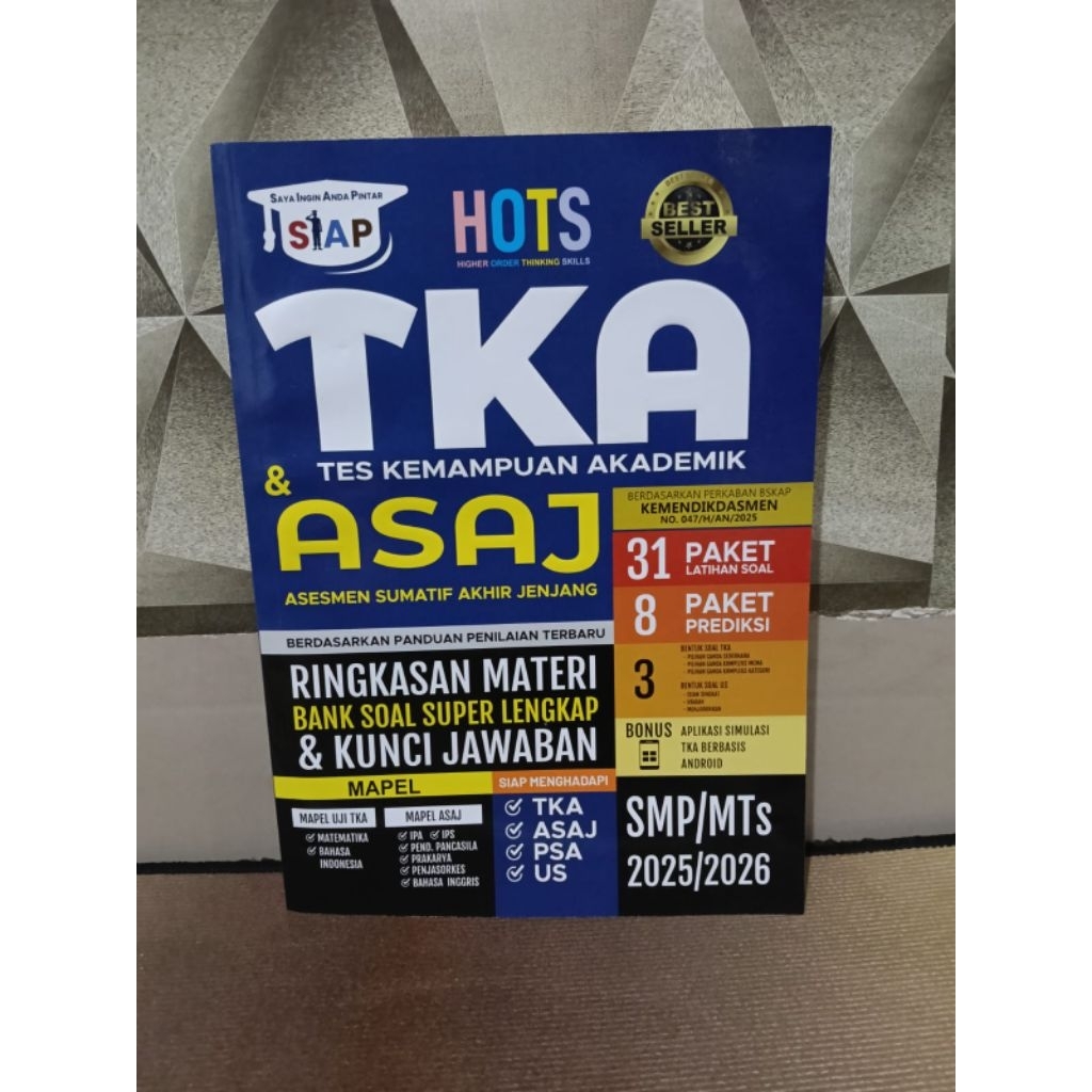 Buku Latihan Soal TKA ASAJ SMP 2025/2026 - SIAP TKA SMP