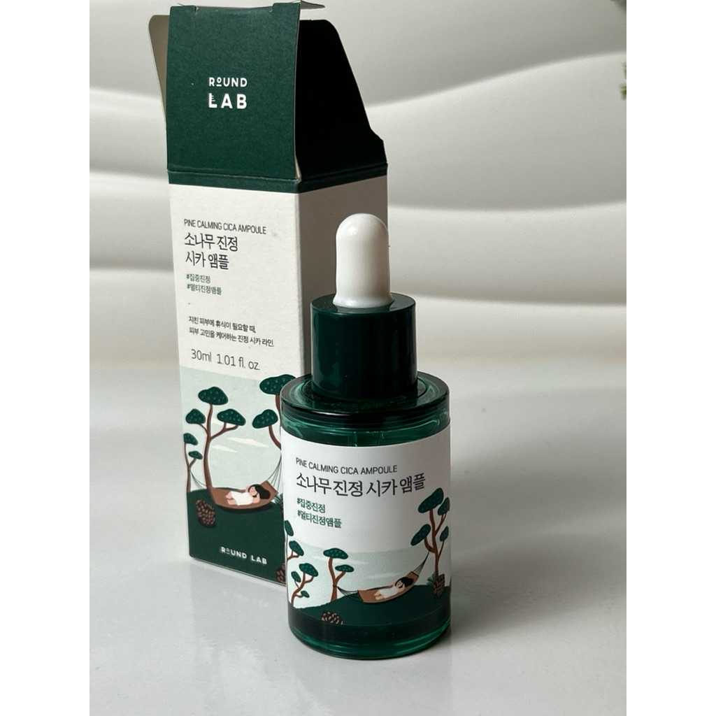 Round lab pine cica ampoule
