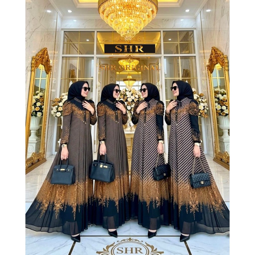 “BY SHR ORI NEW” READY MAXI DRESS INCESS RATU ULARRR SULTAN CERUTY PRINTING BY SHR ORI