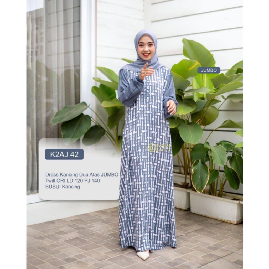 Gamis Twill JUMBO ori by Elzhaf (K2AJ 42)