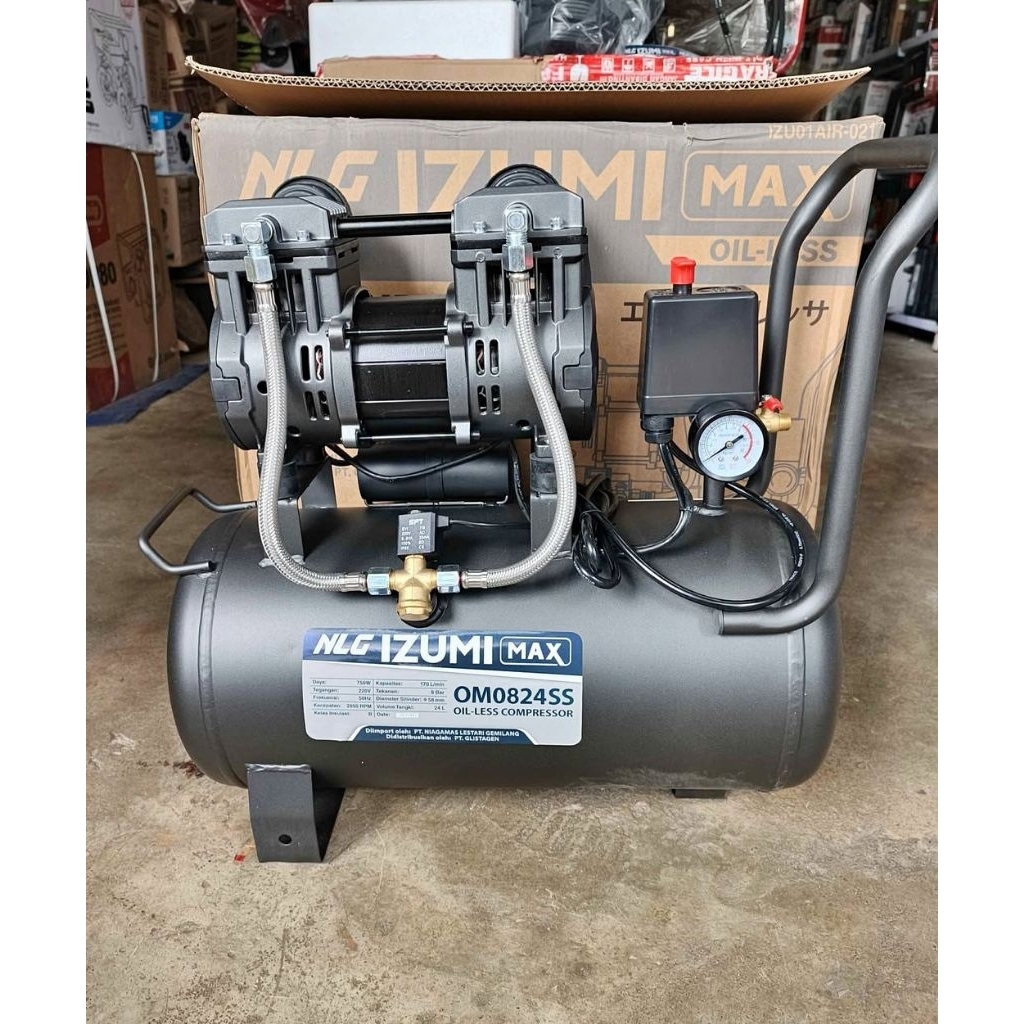 KOMPRESOR OILES IZUMI 24LITER 1HP IZUMI MAX 0824SS