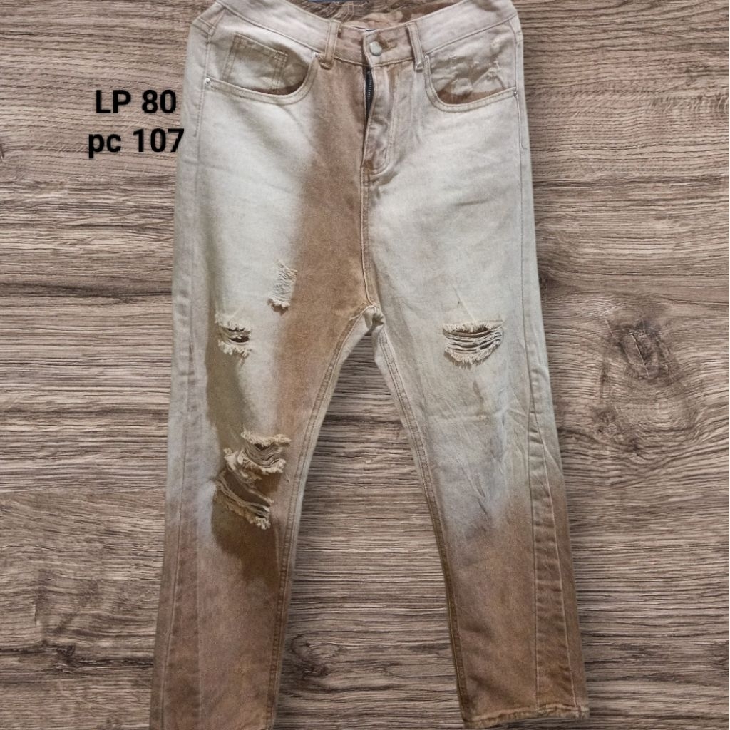 Celana jeans Pria Warna Coklat