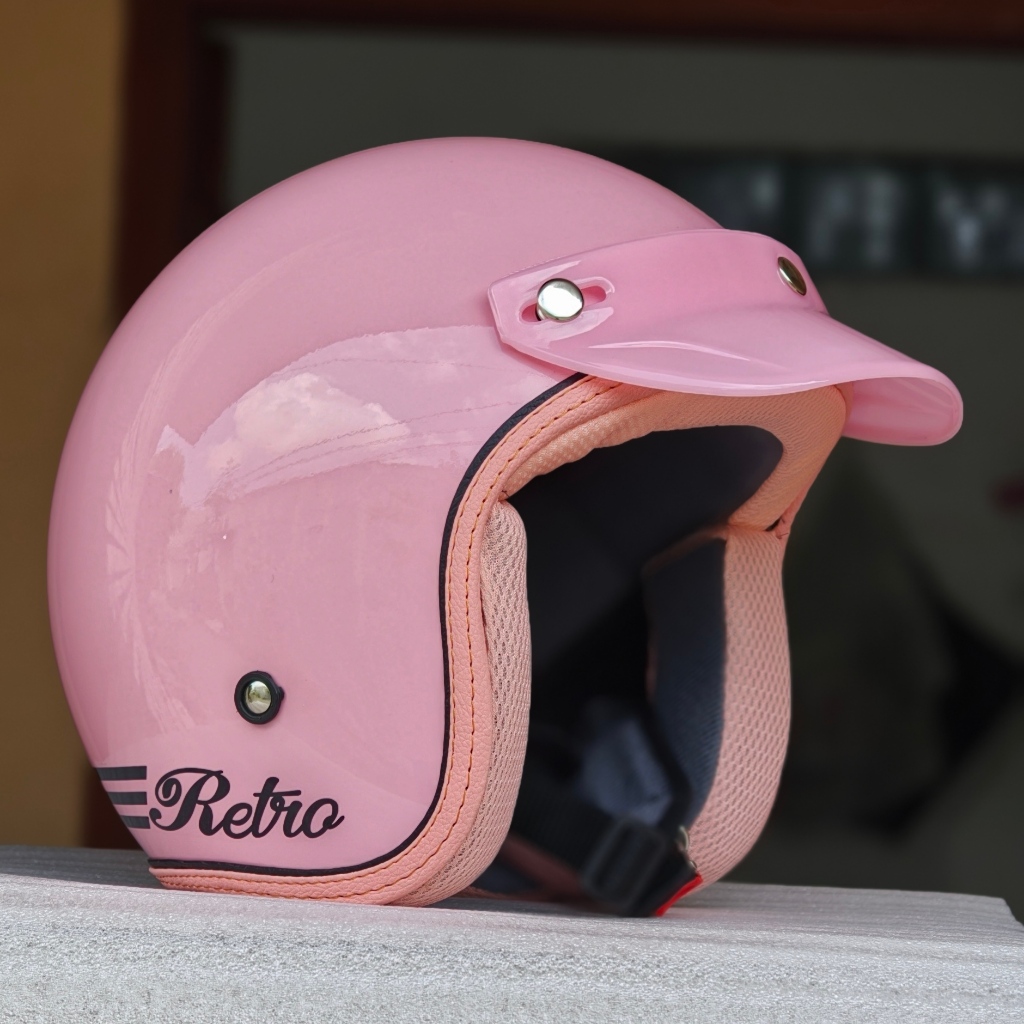 Helm bogo wanita dewasa hijab ful leher kualitas bagus