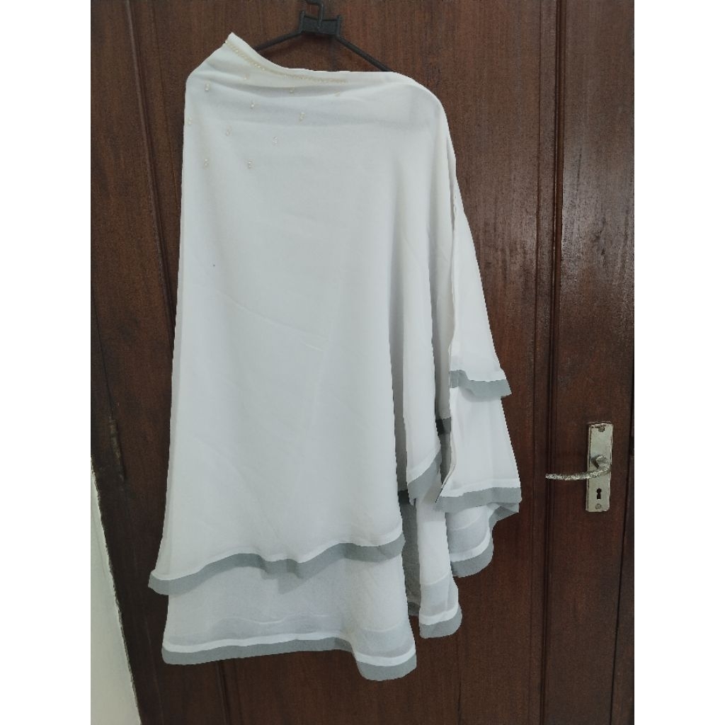 PRELOVED KHIMAR NON PET 2 LAYER CERUTY JUMBO