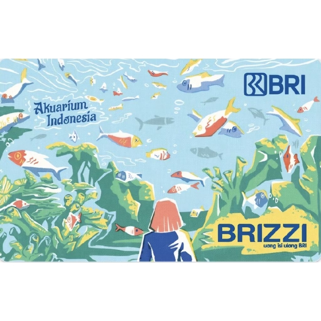 BRI Brizzi Kartu eMoney eToll eParkir Original