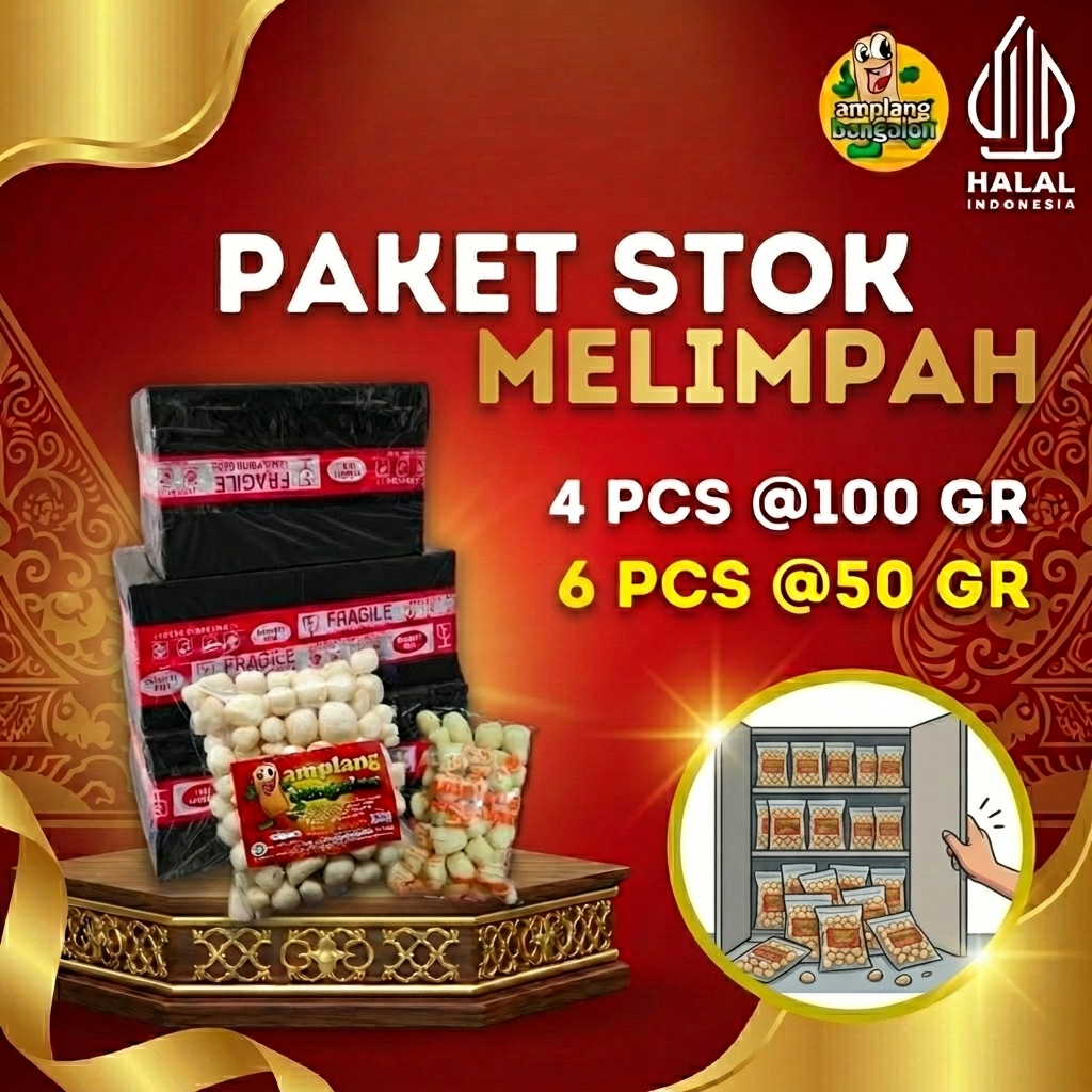 Amplang Bengalon | Paket Stok Melimpah | Oleh Oleh Kaltim