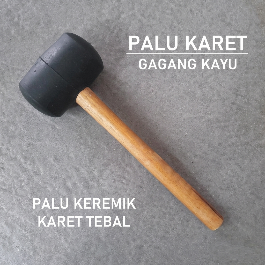 Palu Karet Keramik / Palu Karet Besar / Palu Karet Hitam