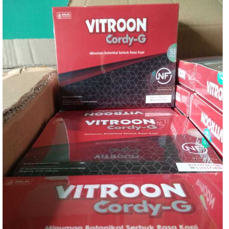 Vitroon Cordy-G (Minuman Serbuk Berperisa Kopi) - isi 10 sachet