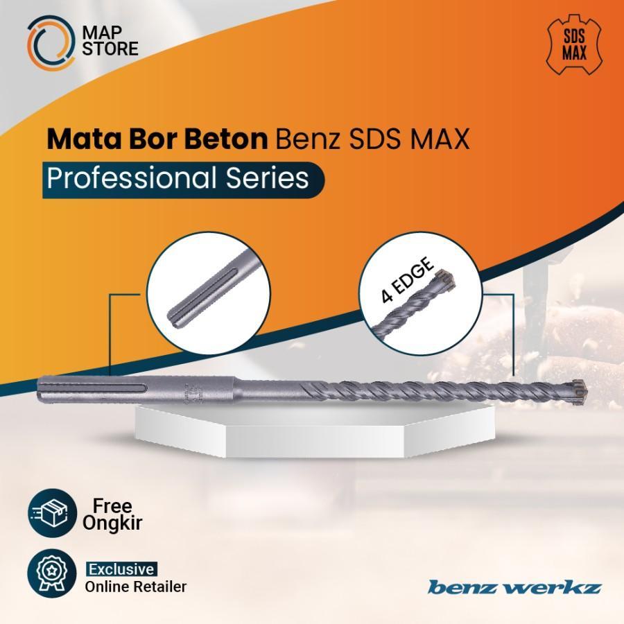 SDS MAX 4-edge 30 mm x 920 mm - Mata bor beton SDS Max Benz Werkz