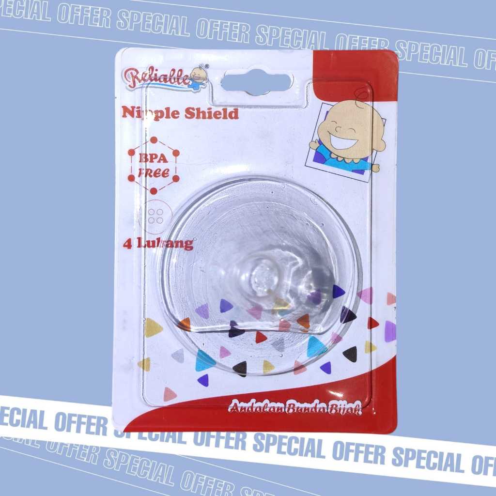Reliable Nipple Shield / Pelindung Puting Susu Silikon