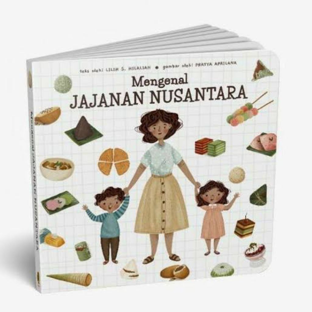 Mengenal Jajanan Nusantara + flashcard - Buku Anak Lokal - Boardbook