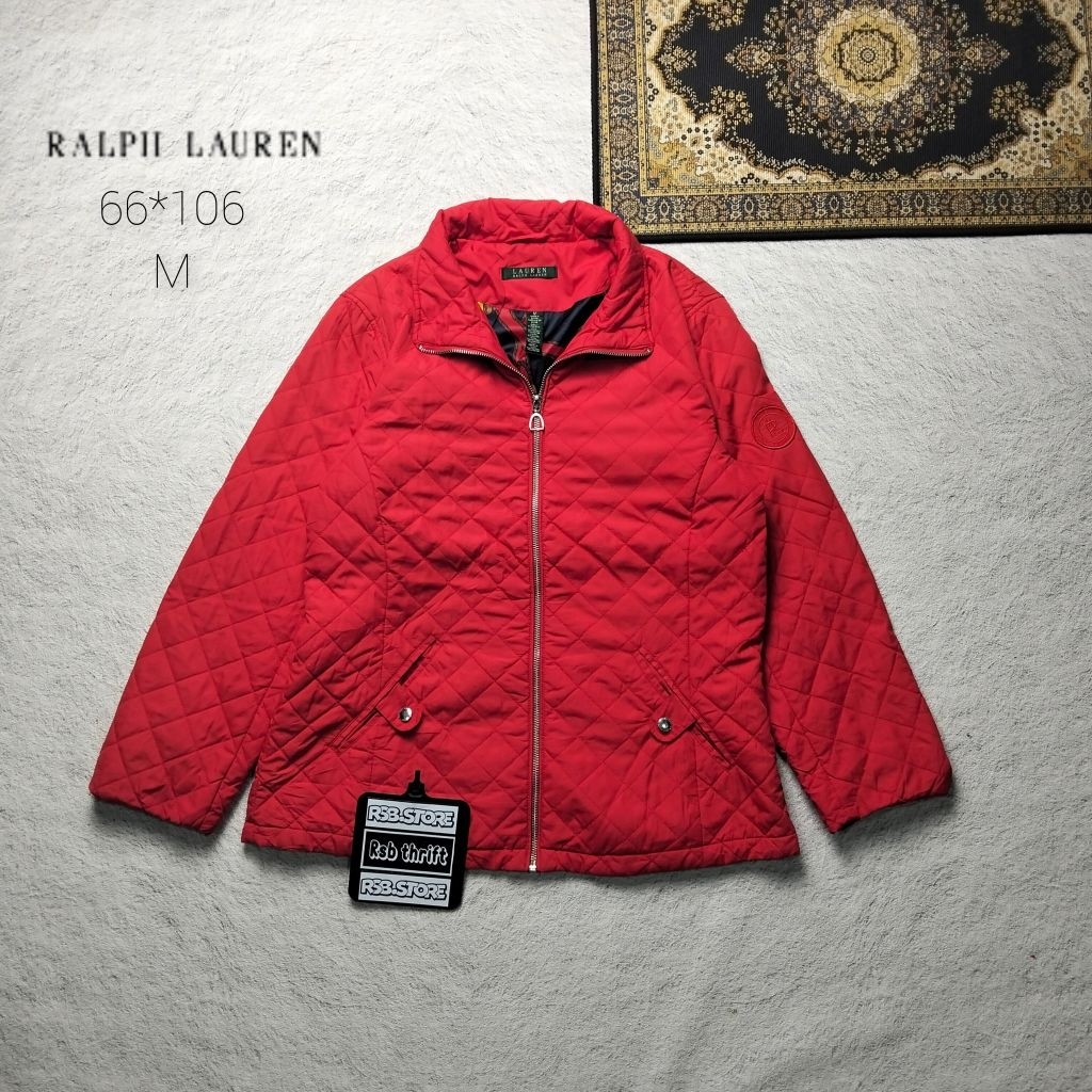 jacket puffer Ralph Lauren original 100% size M wanita