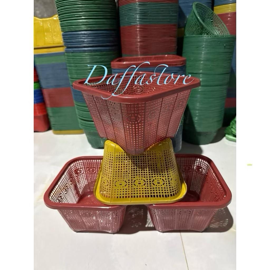 60 Pcs CETING NASI KOTAK BESEK PLASTIK