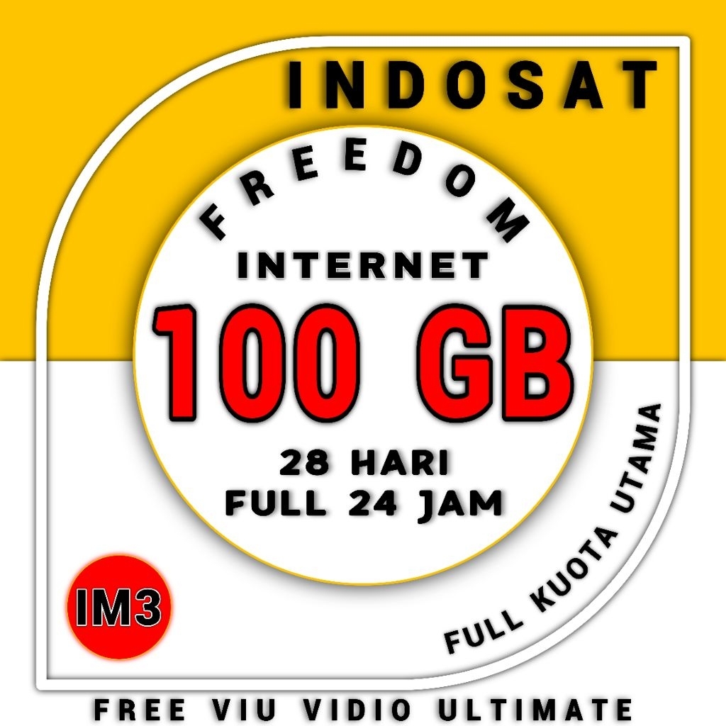 SUPER PROMO ISI ULANG KUOTA INDOSAT IM3 100 GB 28 HARI TERMURAH
