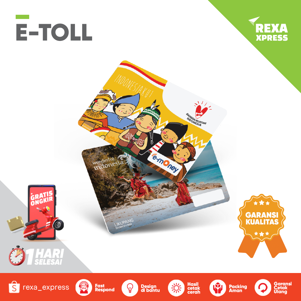 EToll Custom Design - Emoney Custom - Flazz Custom