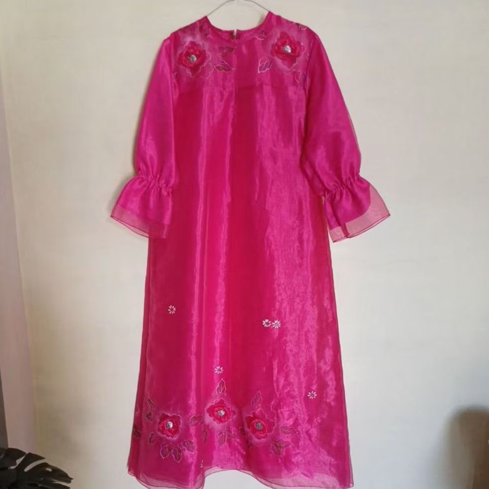 Gamis organza premium Pre.