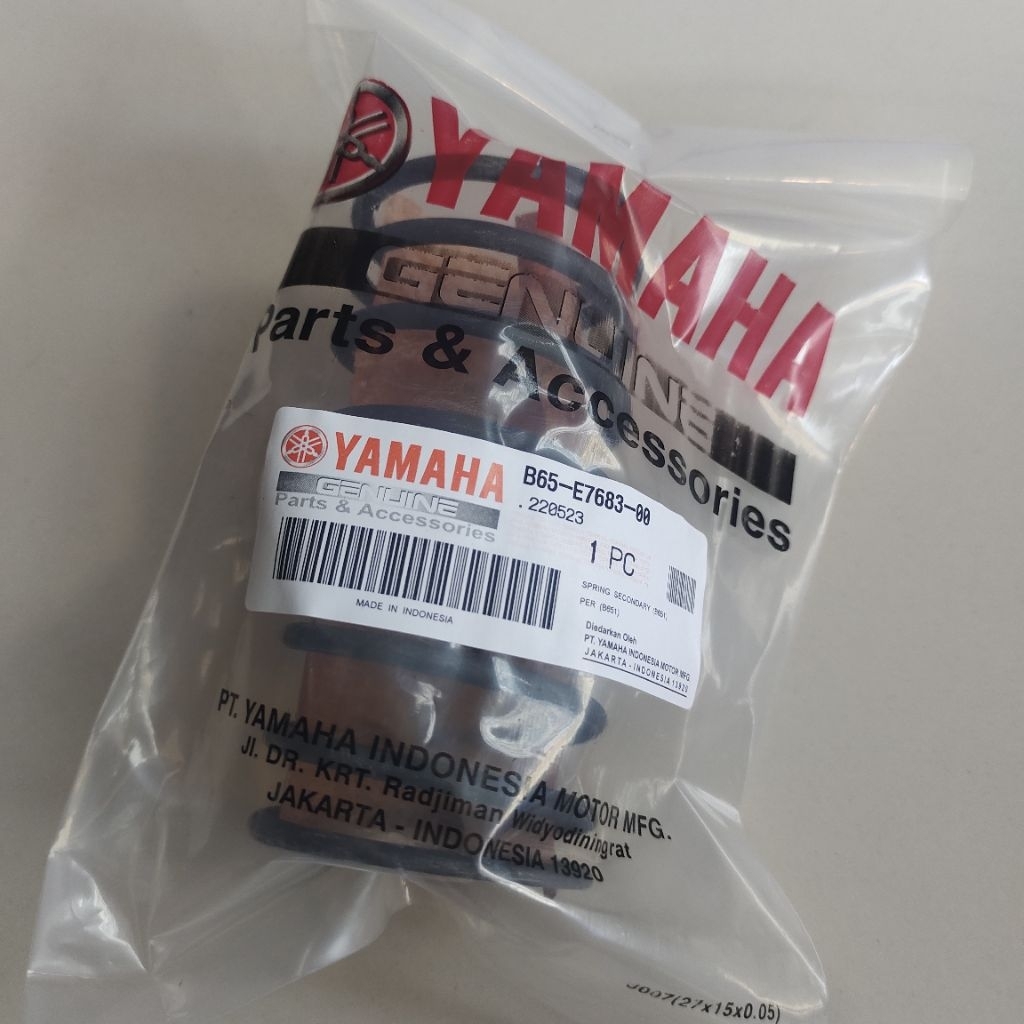 B65-E7683-00 Per CVT Pully Aerox 155 Lexi New Nmax 2020 Spring Secondary