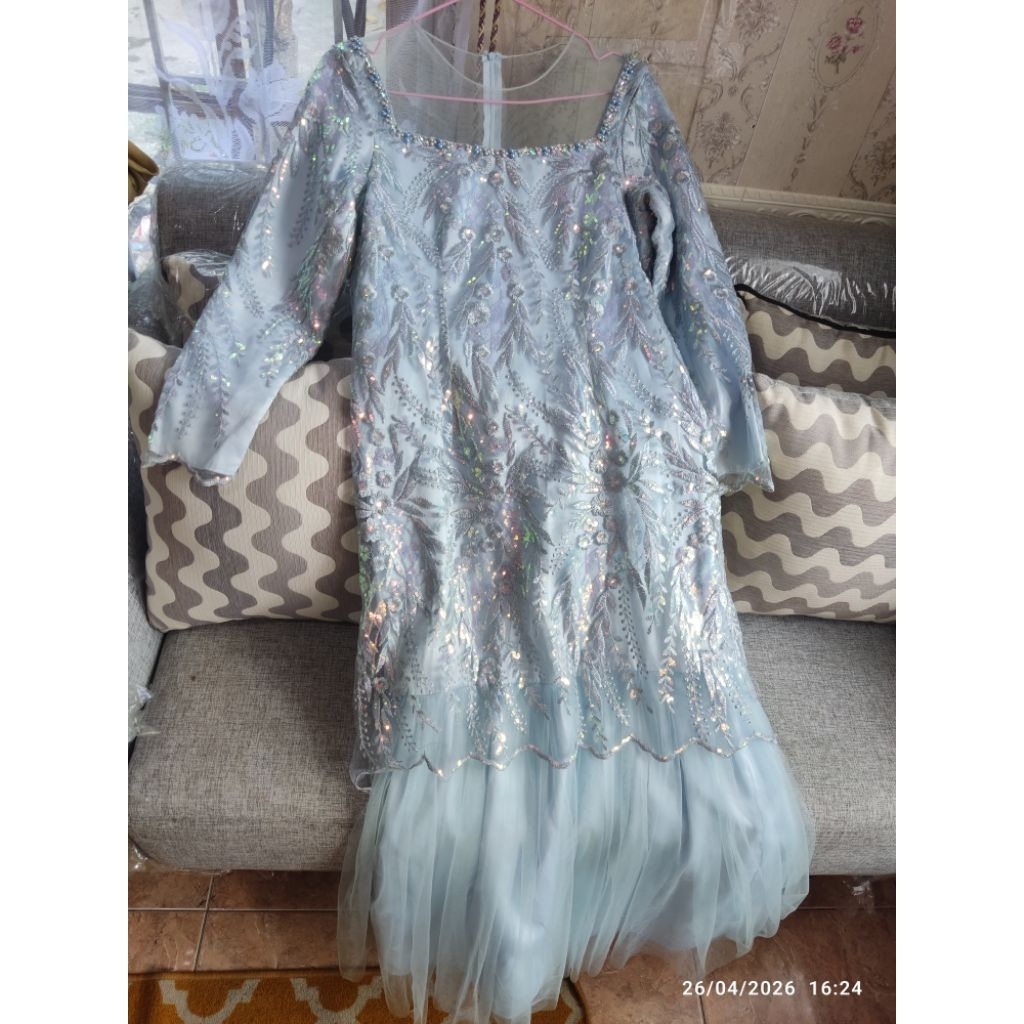 Dress/Gaun Pesta warna Baby Blue