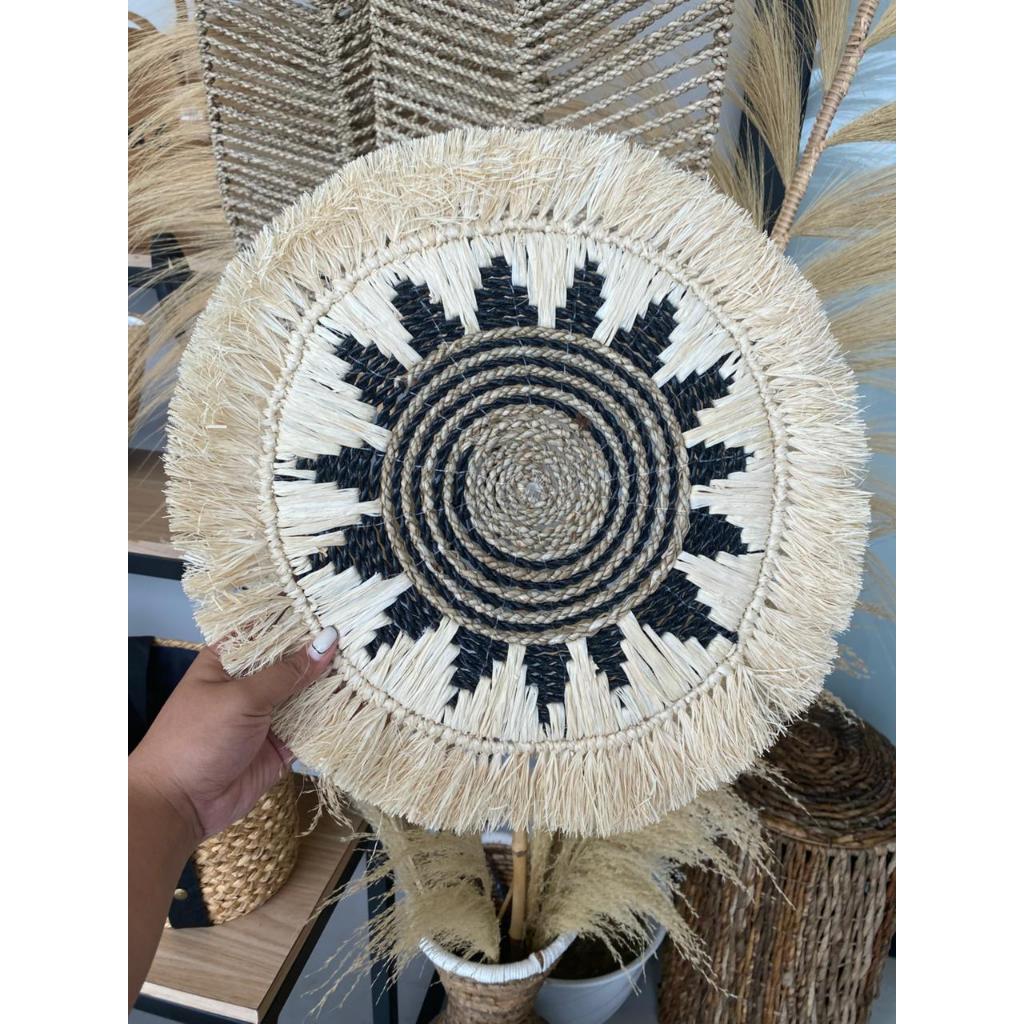 Placemat natural bahan mendong