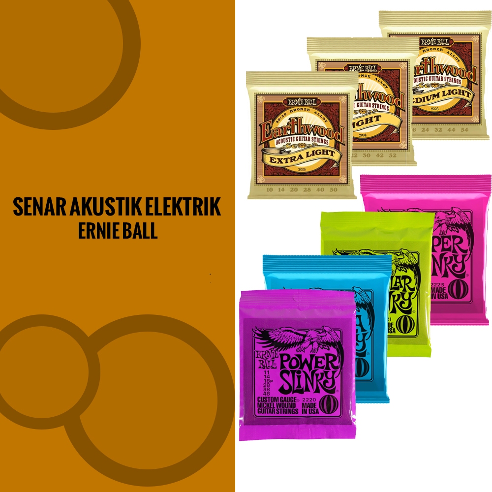 Senar gitar ernie ball