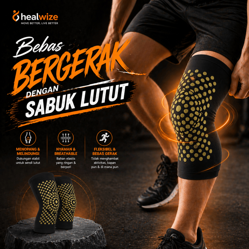 Sabuk Terapi Lutut Penghangat Pemanas Kaki Cidera Nyeri Pada Sendi Korset Deker Kesehatan Premium