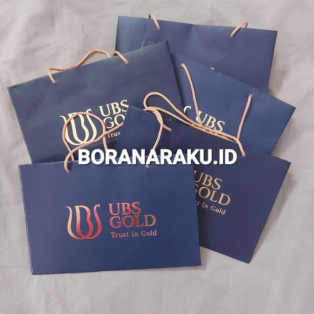 Paper bag ubs reusable bag tote bag mcd shopping bag tas belanja