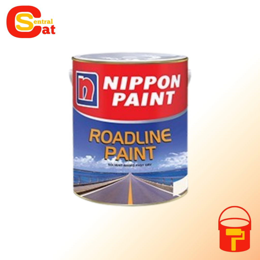 Cat Roadline Nippon Paint 1kg/ Cat Marka Jalan Nippon Paint / Cat Jalan Raya 1Kg Nippon Paint