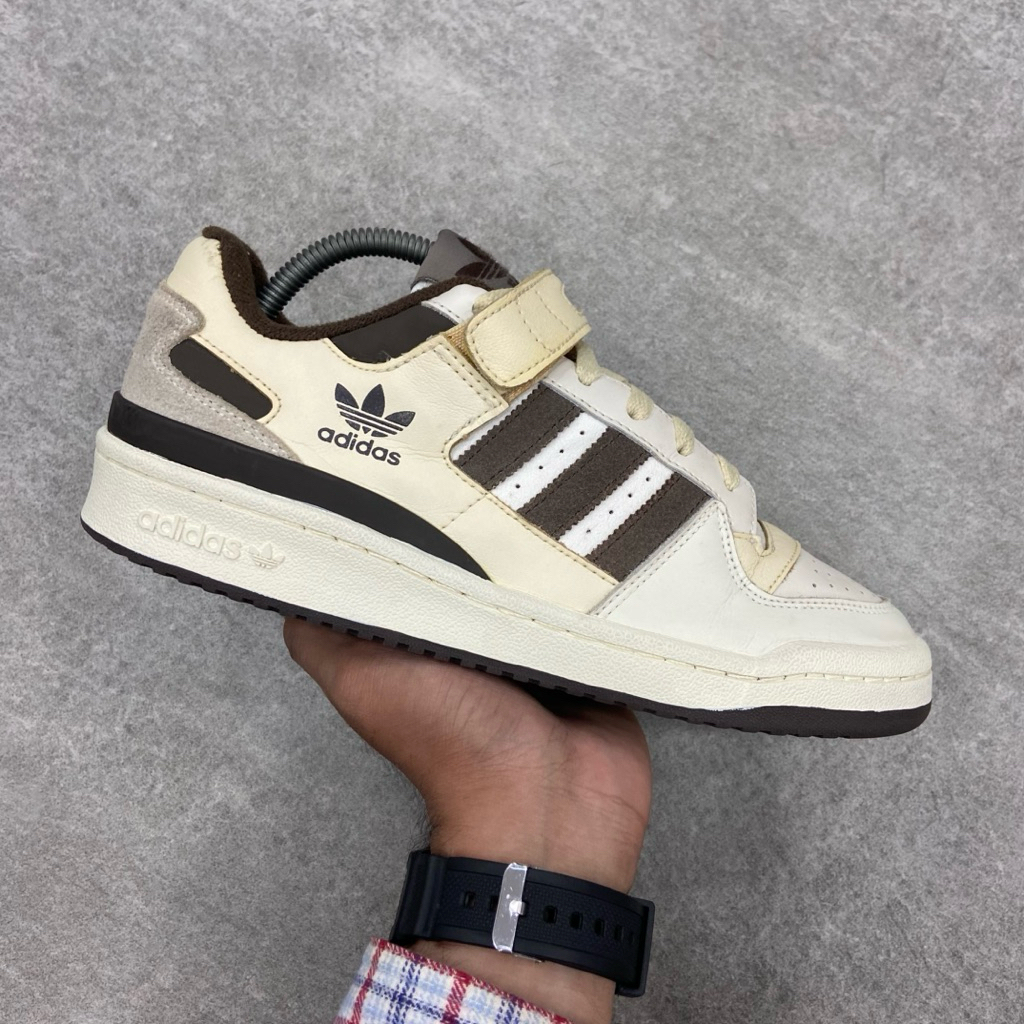 [Size 41] Adidas Forum 84 Low ‘Off White Brown’ (GX4567) Second Original Kondisi Mulus Nominus. Harg