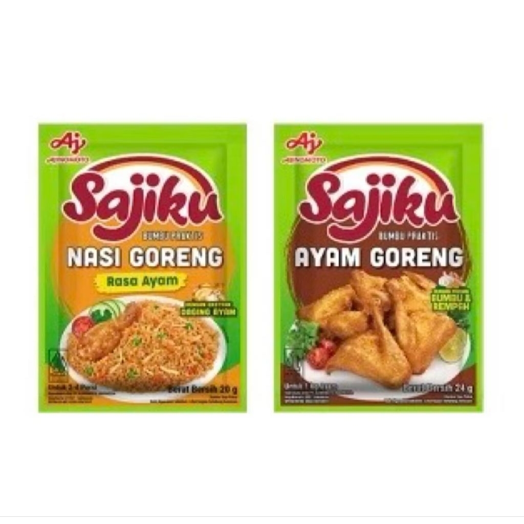 SAJIKU BUMBU PRAKTIS RENCENG NASI GORENG DAN AYAM GORENG