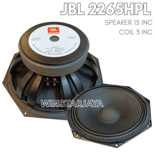 SPEAKER COMPONENT JBL 15/2265HPL VC 3 INCH FULL RANGE JBL 15 2265HPL