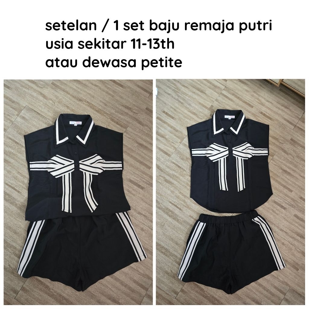 PRELOVED - One set baju anak remaja perempuan usia 11-12th