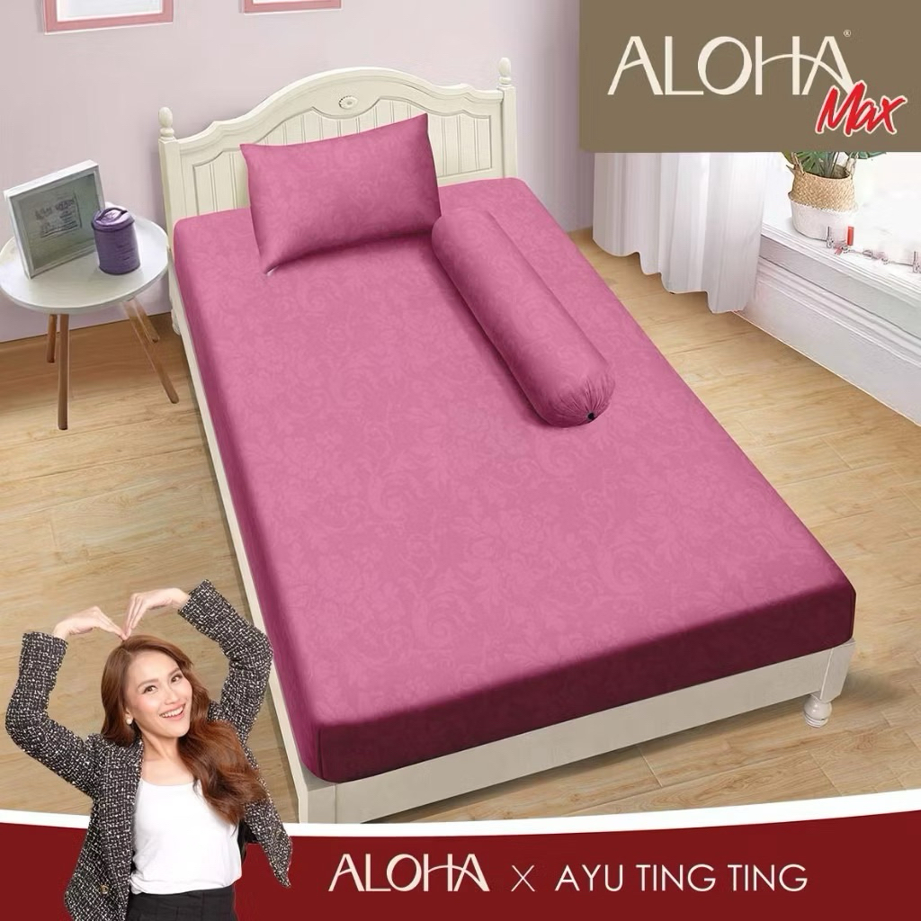 SPREI ALOHA x Ayu Ting Ting - Sprei 120 x 200 x 25 Embos (Single size)