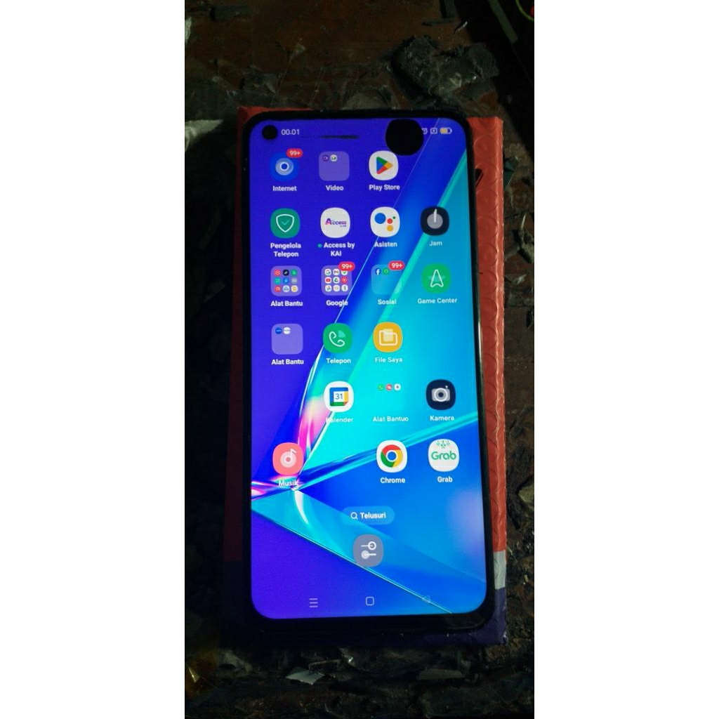 lcd oppo a92 original copotan