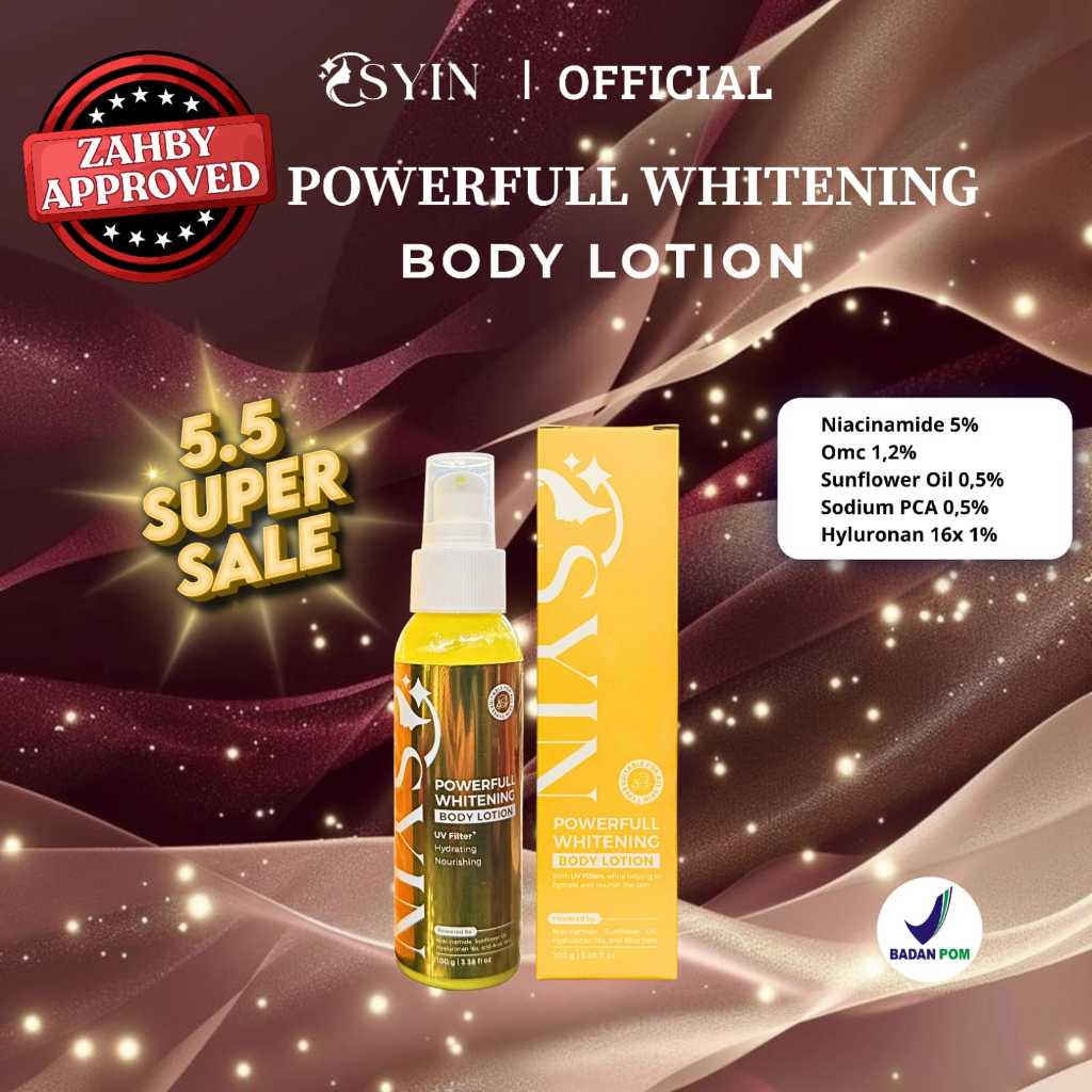 POWERFULL Whitening Body Lotion 100ml Osyin Glow