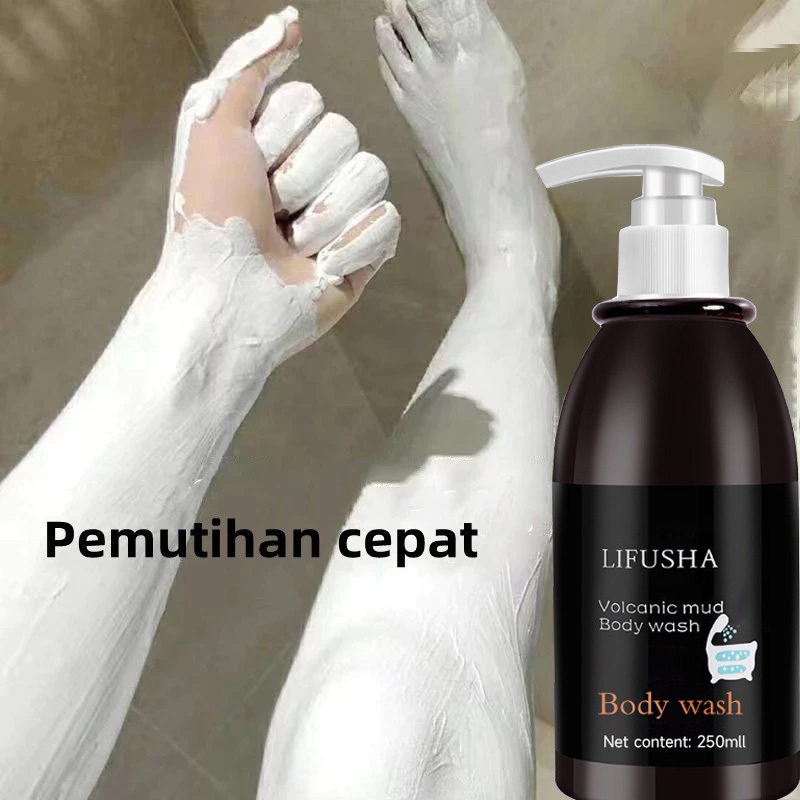 Lumpur Vulcanik Mud Body Exfoliate Unisex Moisturizing Hydrate Remove Dry Skin Refreshing Lasting Fr