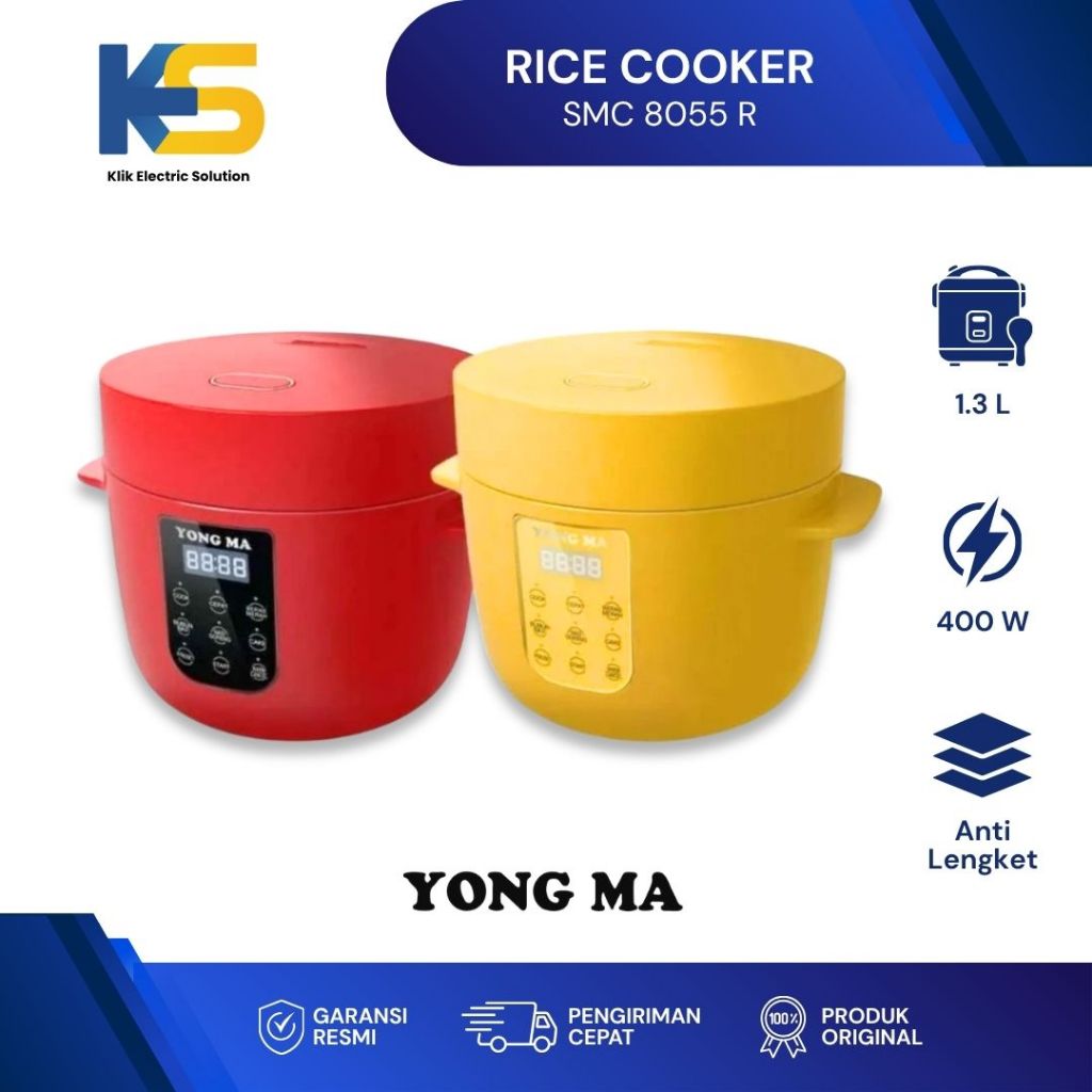K.E.S - Yong Ma Rice Cooker Mini Digital SMC 8055 R dan Rice Cooker Yong Ma SMC 8045 R