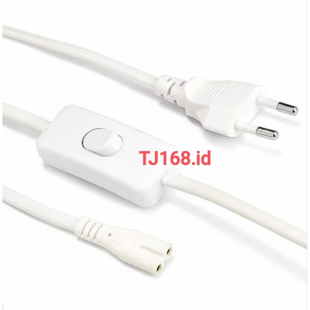 Kabel Power Saklar On Off Angka 8/ Kabel Power Lampu T5 Trunklinea Phillips / Lampu Tl Led Tube Batt