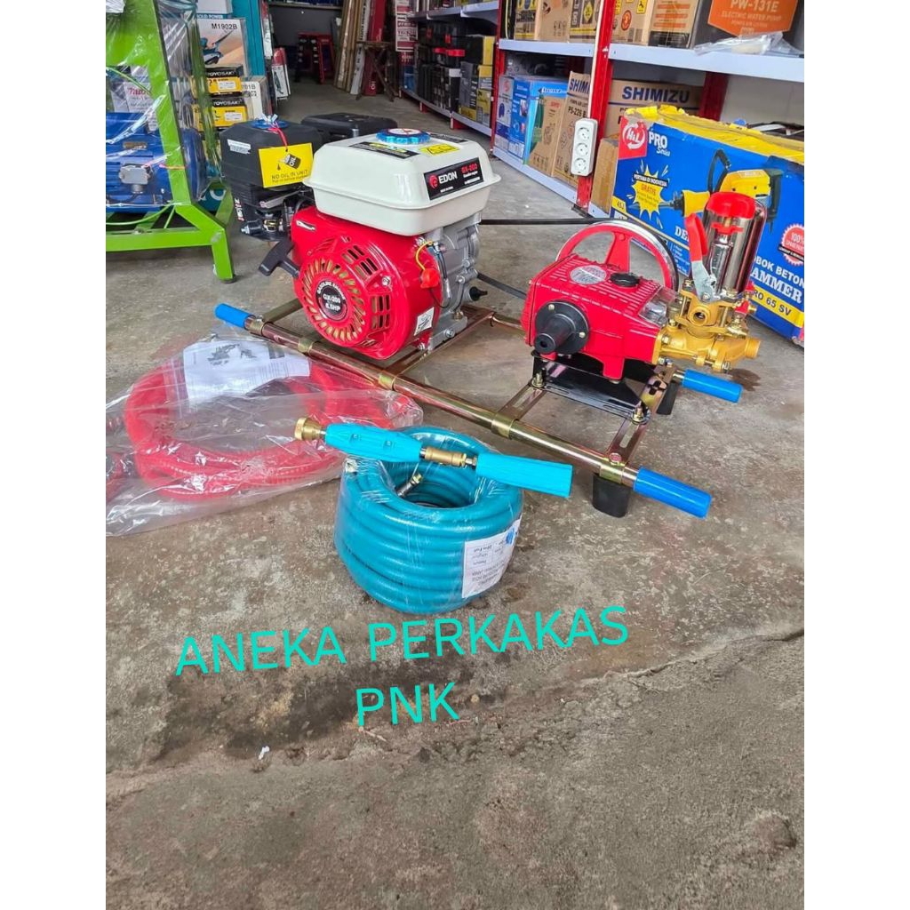 Mesin sancin cuci motor semprot air semprot racun 1 set lengkap